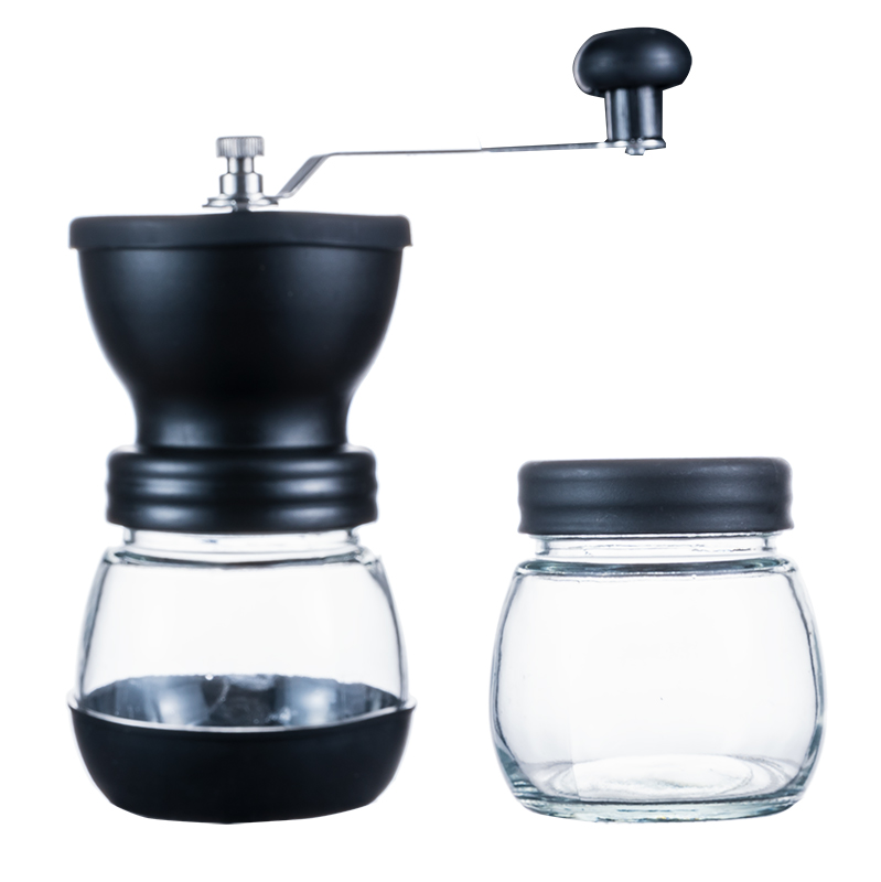 Manual coffee grinder set